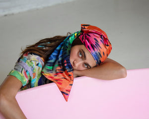 Girl resting using Hera Kaleidoscope