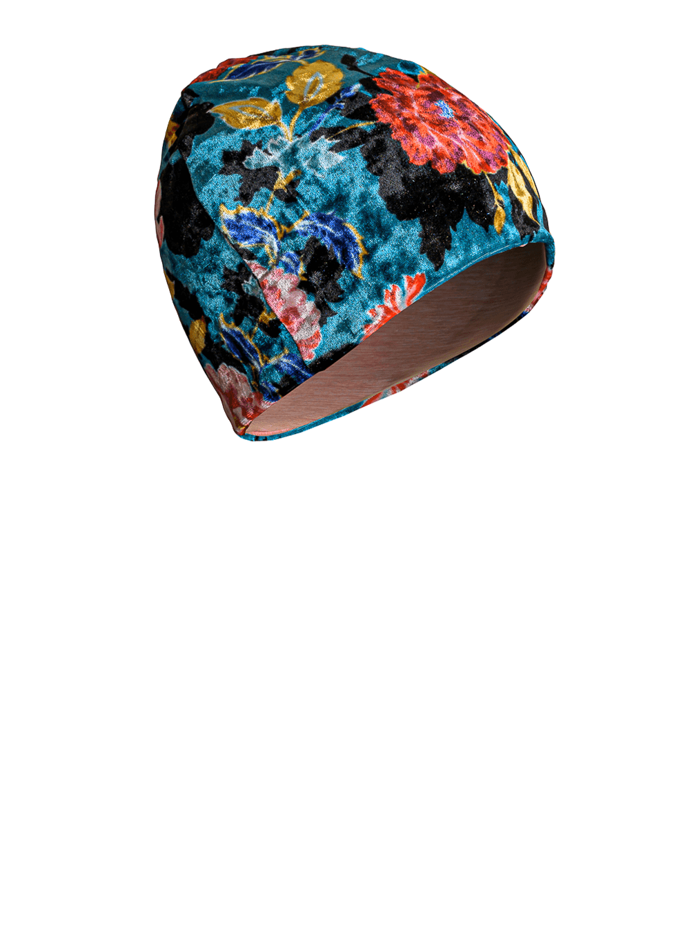 Selene Blue Flowers - Beanie | We are Goddess Society